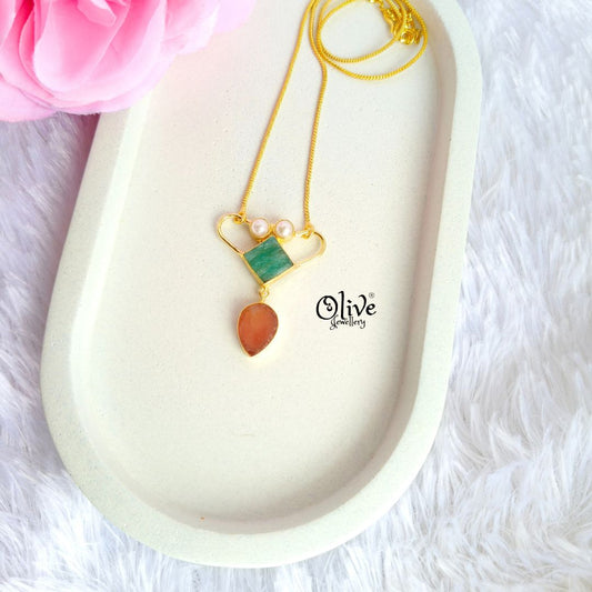 Natural Stone Pendent - 227