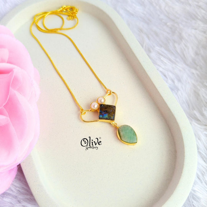 Natural Stone Pendent - 227