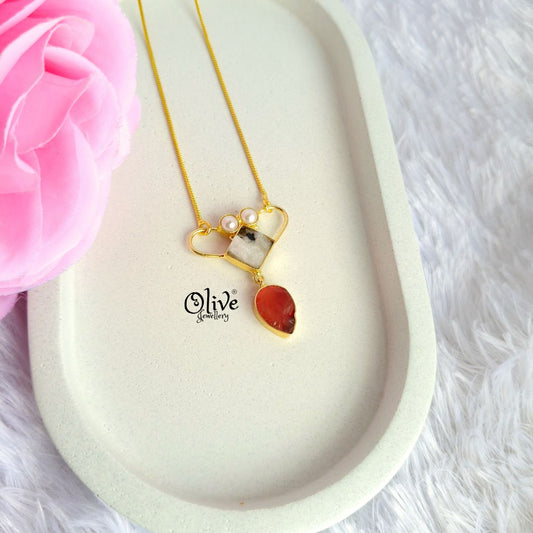Natural Stone Pendent - 227