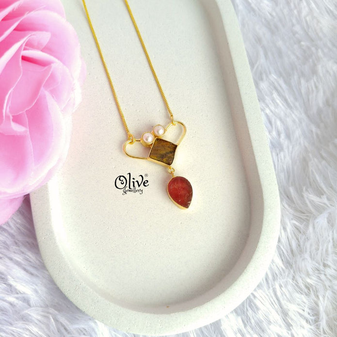 Natural Stone Pendent - 227