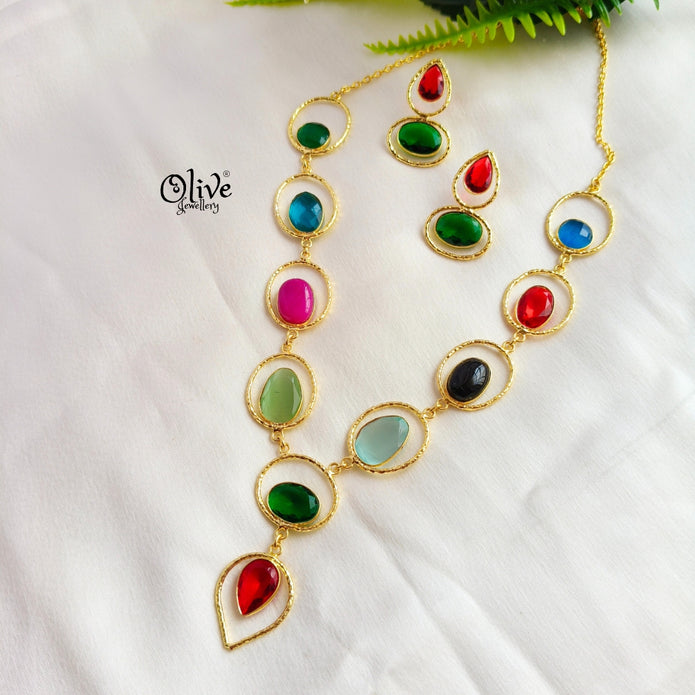 Natural Stone pendent-282