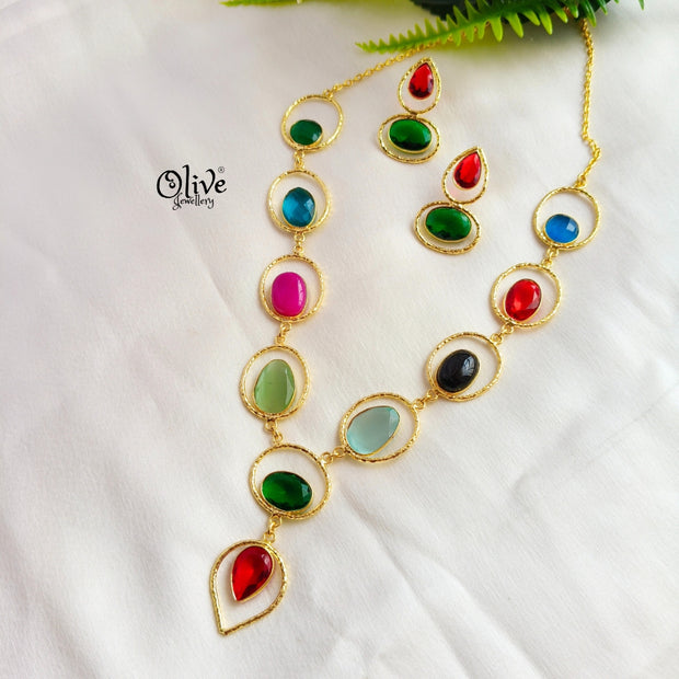 Natural Stone pendent-282