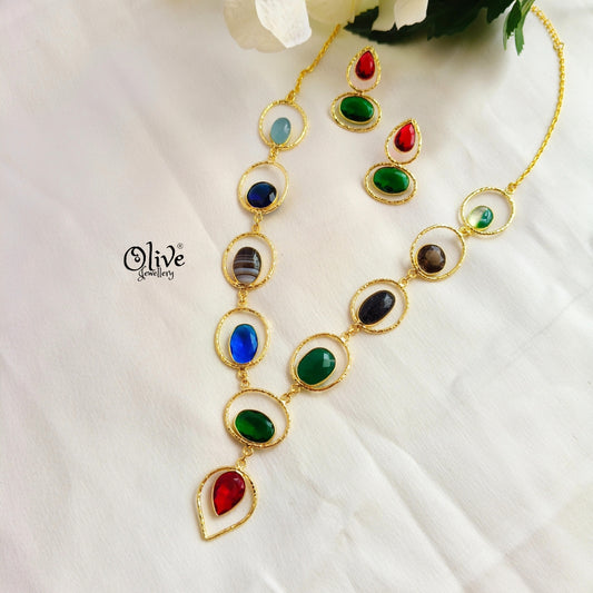 Natural Stone pendent-283