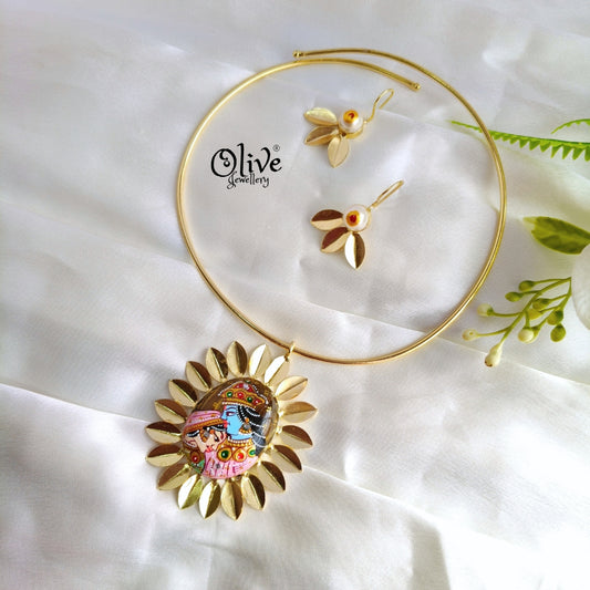 Natural Stone Tanjor Painting Hasli