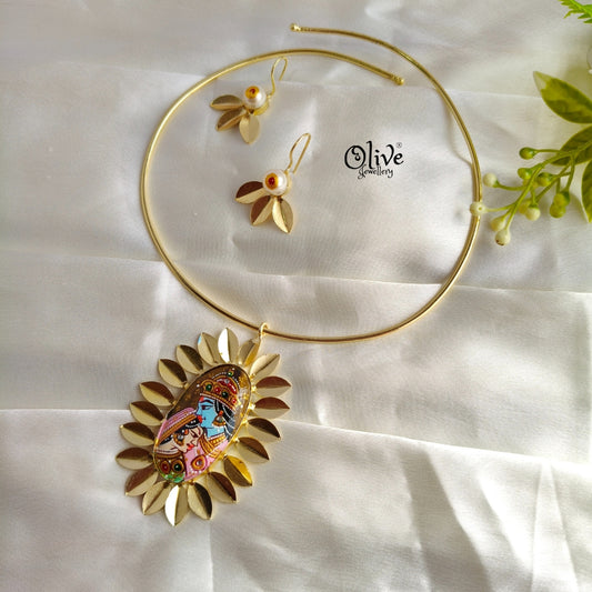 Natural Stone Tanjor Painting Hasli