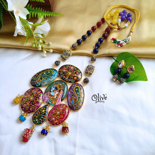 Tanjor 7 Stone Pendent -293