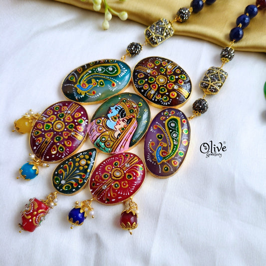 Tanjor 7 Stone Pendent -293