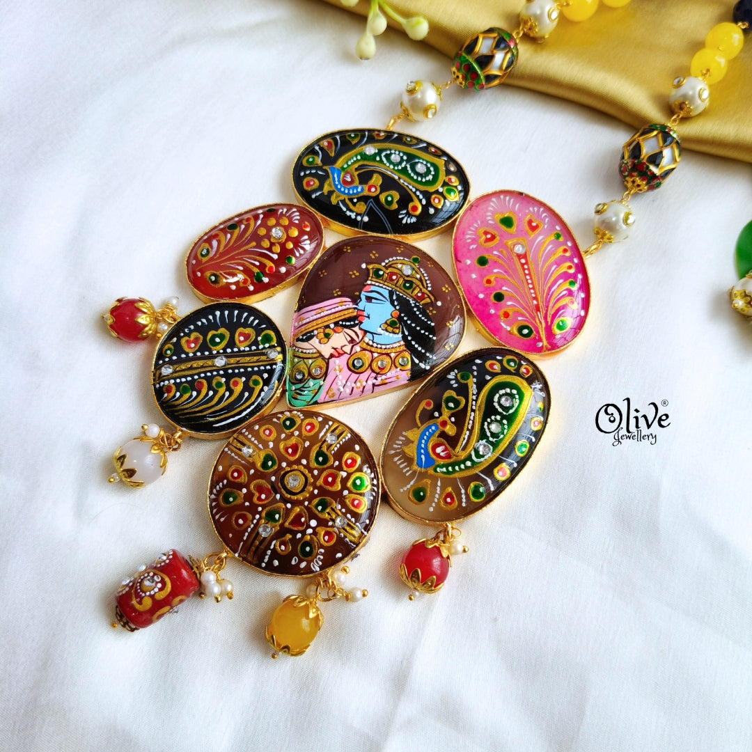 Tanjor 7 Stone Pendent -294