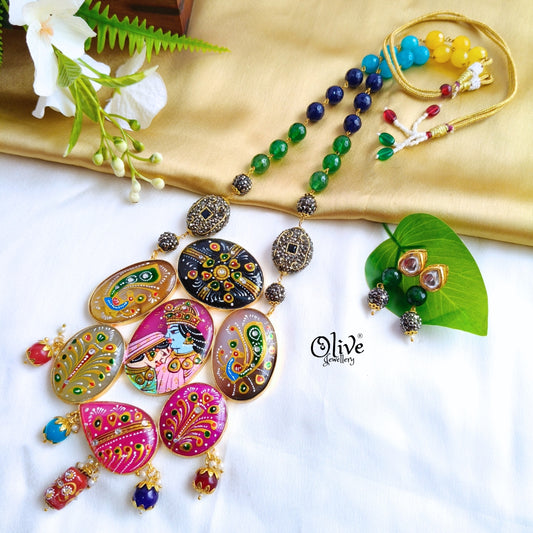 Tanjor 7 Stone Pendent -295