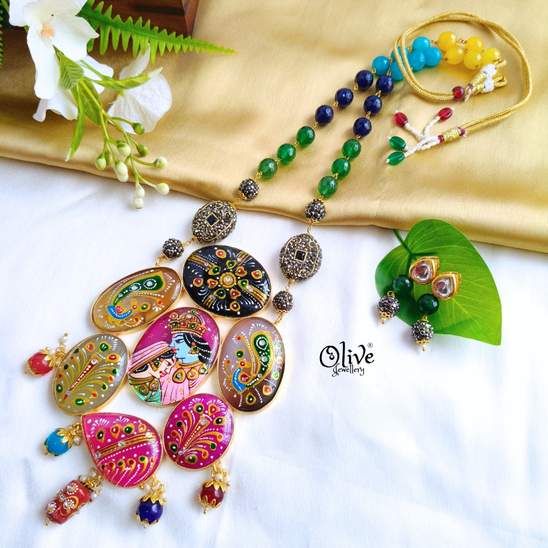 Tanjor 7 Stone Pendent -295