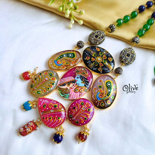 Tanjor 7 Stone Pendent -295