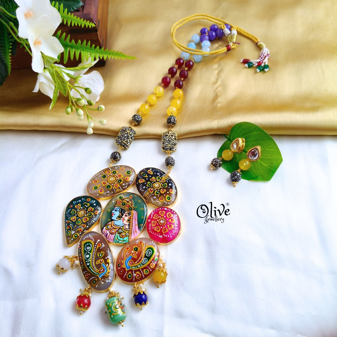 Tanjor 7 Stone Pendent -296