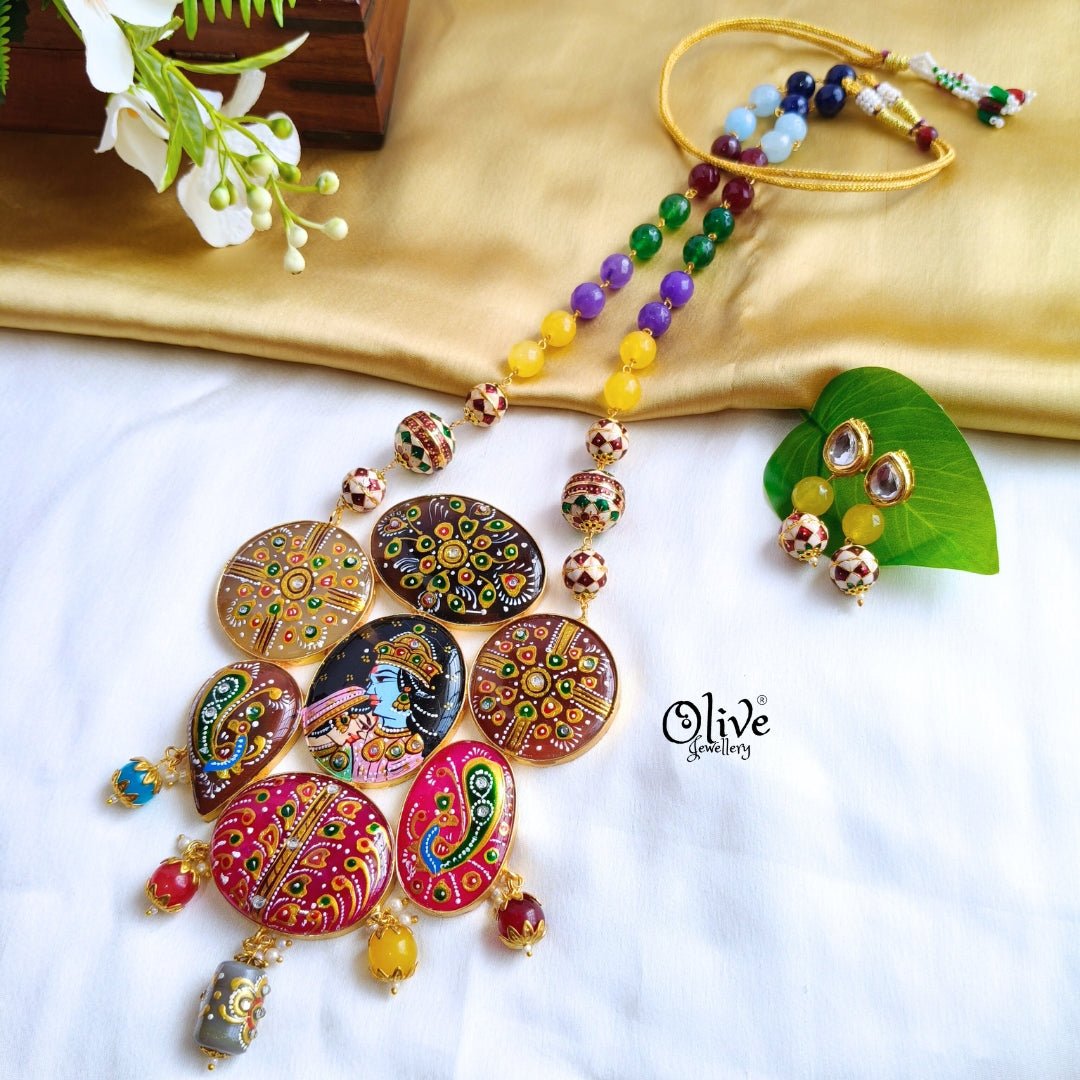 Tanjor 7 Stone Pendent -297