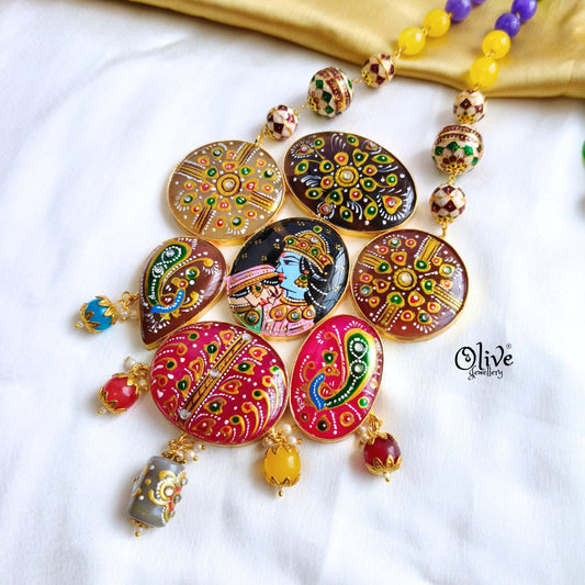 Tanjor 7 Stone Pendent -297