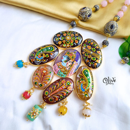 Tanjor 7 Stone Pendent -298