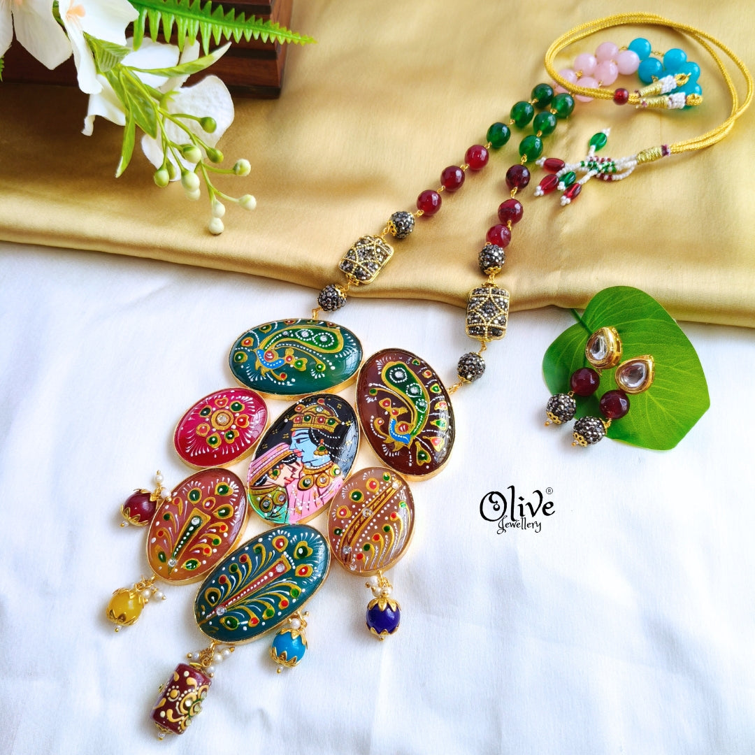 Tanjor 7 Stone Pendent -299