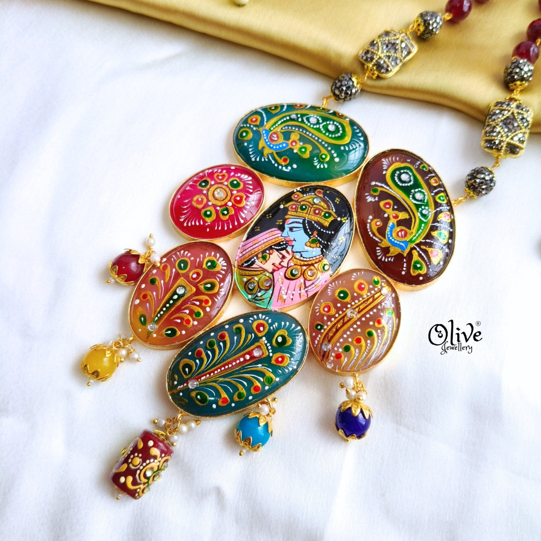 Tanjor 7 Stone Pendent -299