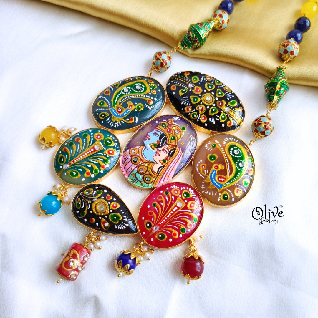 Tanjor 7 Stone Pendent -300