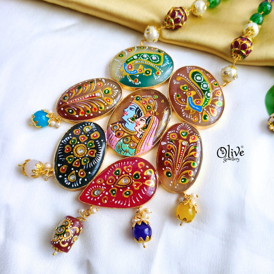 Tanjor 7 Stone Pendent -301