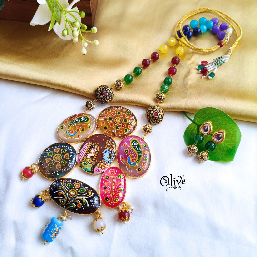 Tanjor 7 Stone Pendent -302