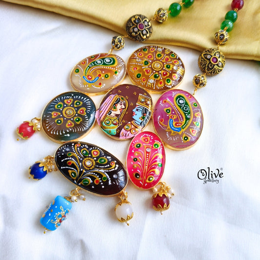 Tanjor 7 Stone Pendent -302