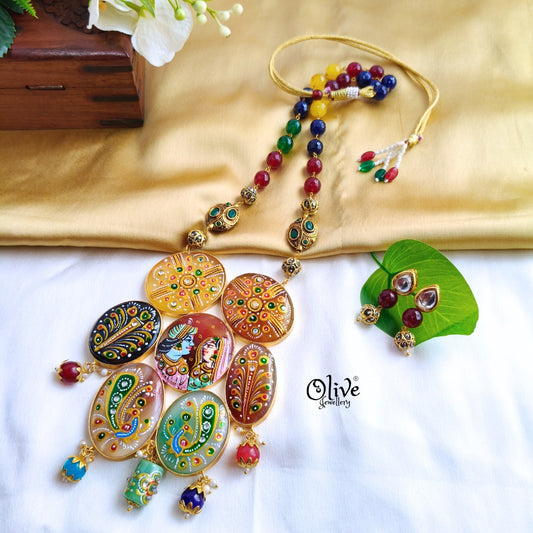 Tanjor 7 Stone Pendent -304