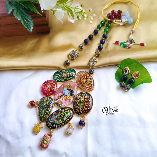 Tanjor 7 Stone Pendent -305