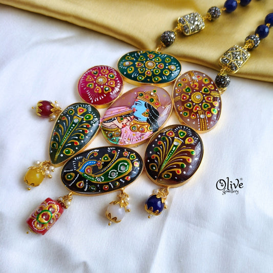 Tanjor 7 Stone Pendent -305