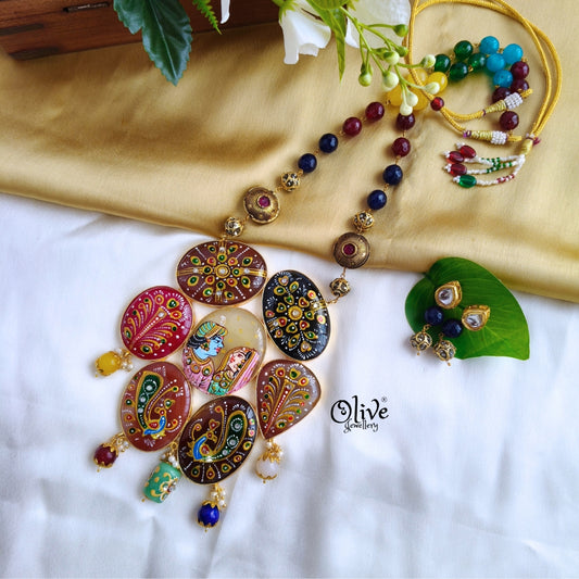 Tanjor 7 Stone Pendent -306