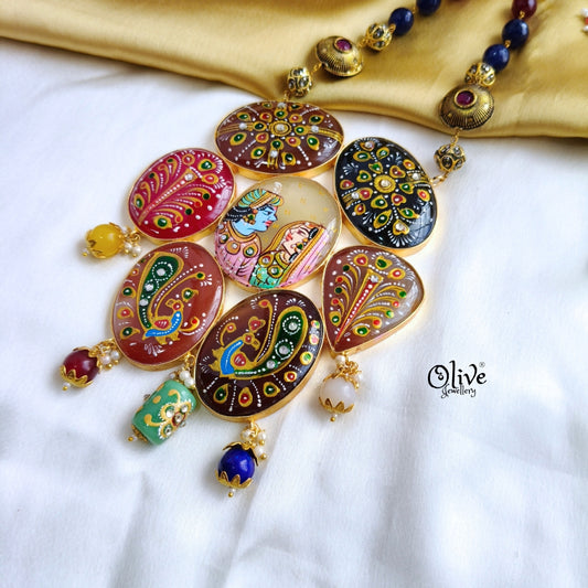 Tanjor 7 Stone Pendent -306