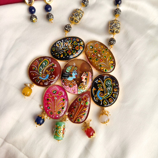 Tanjor 7 Stone Pendent -337