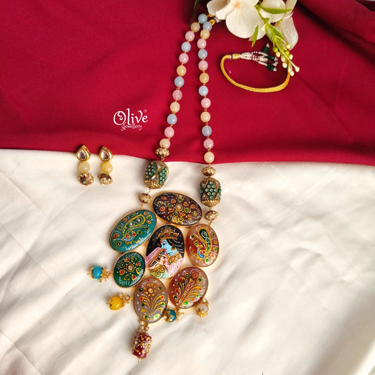 Tanjor 7 Stone Pendent -338