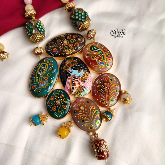 Tanjor 7 Stone Pendent -338