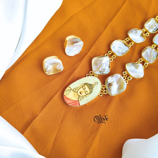 Natural Stone Tanjore Pendent