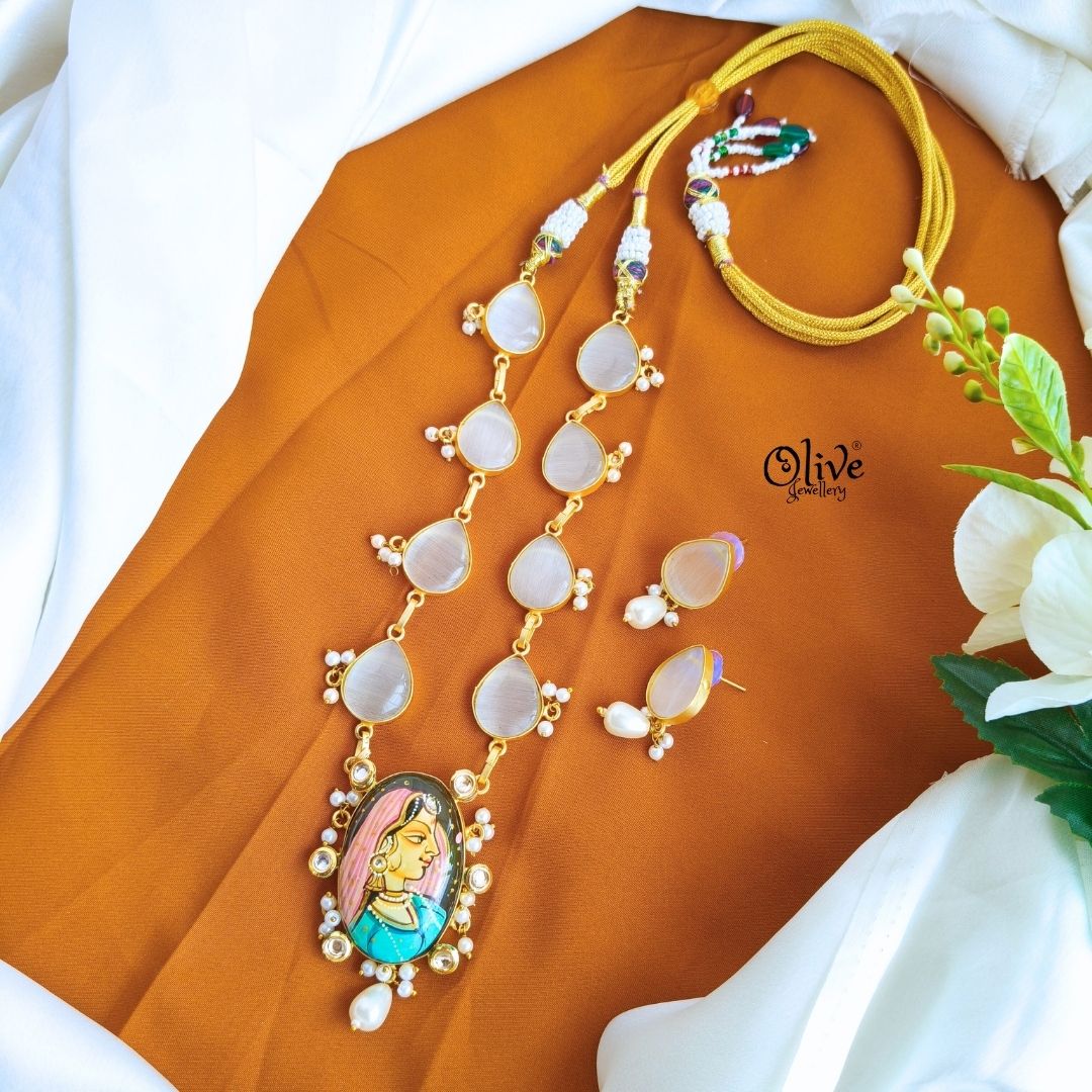 Natural Stone Tanjore Pendent