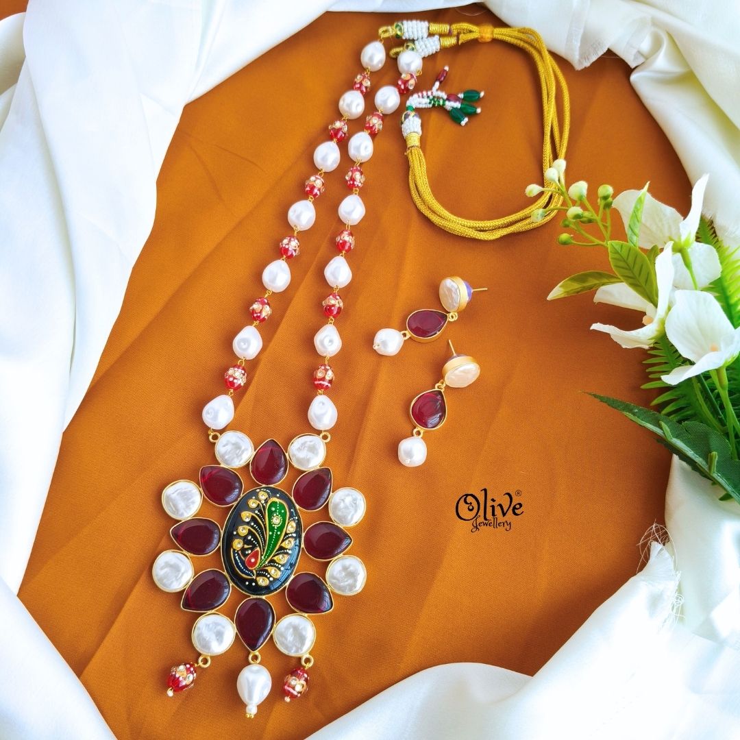 Natural Stone Tanjore Pendent