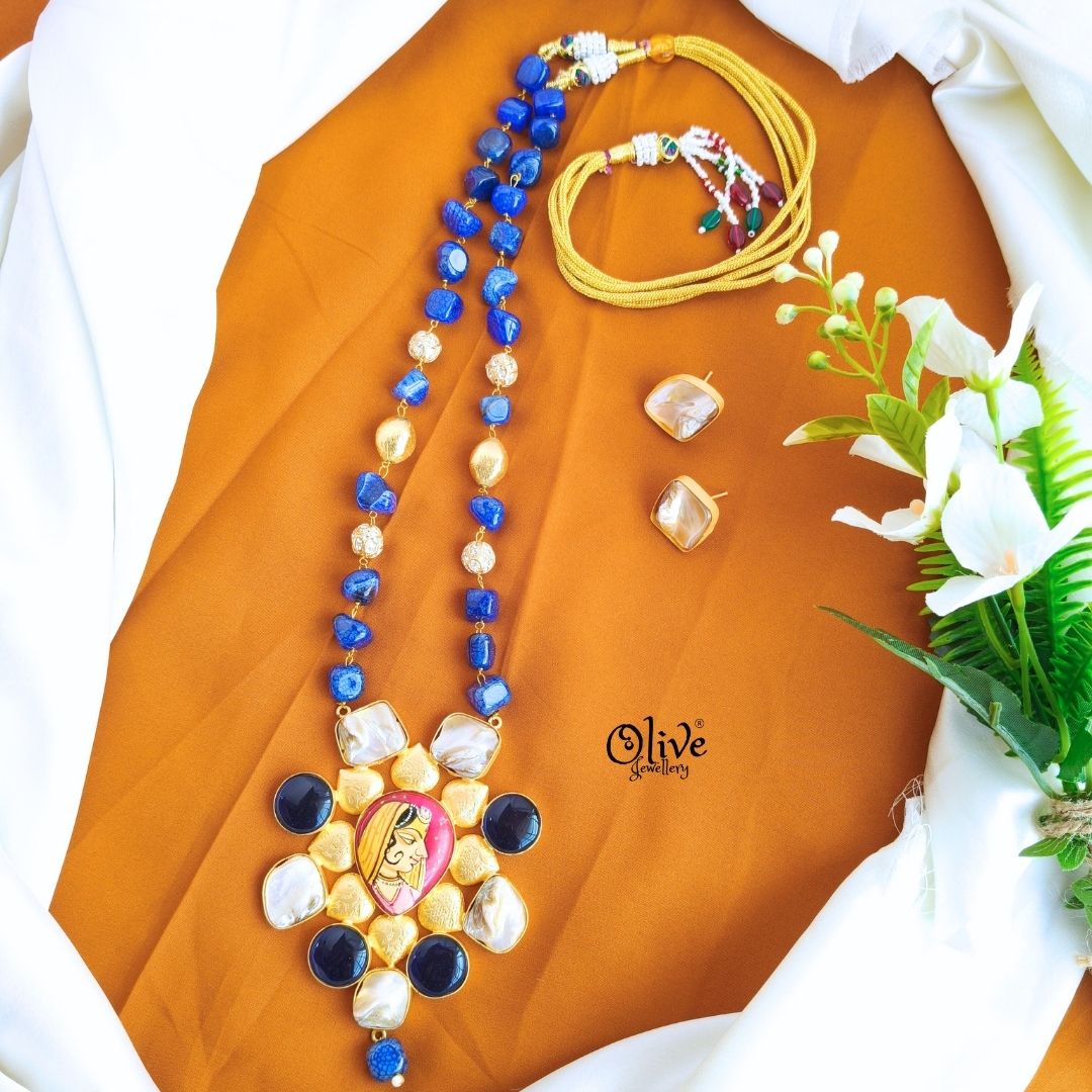 Natural Stone Tanjore Pendent