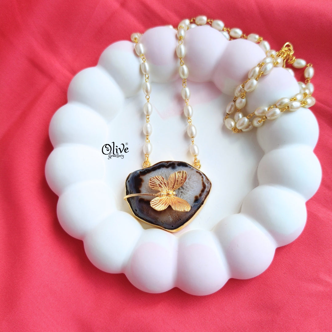 Natural Stone Pendent-417