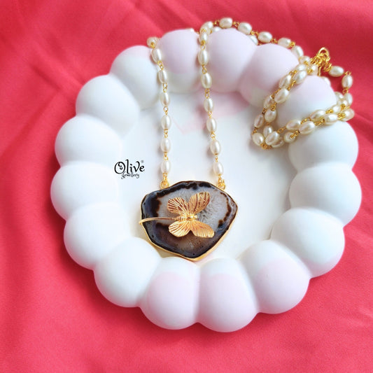 Natural Stone Pendent-417