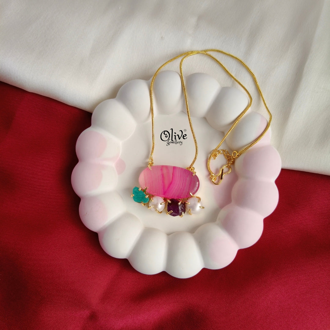 Natural Stone Pendant  - 428