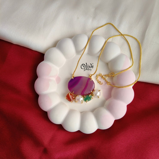 Natural Stone Pendant  - 429