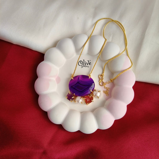 Natural Stone Pendant  - 430