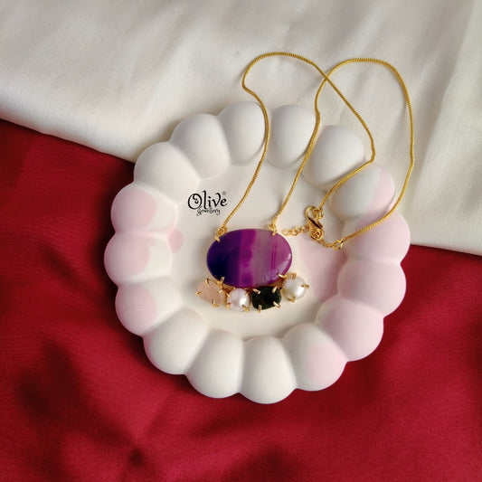 Natural Stone Pendant  - 434