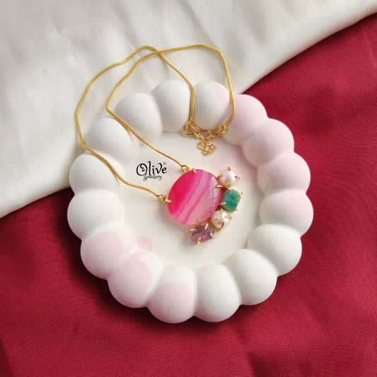 Natural Stone Pendant  - 441