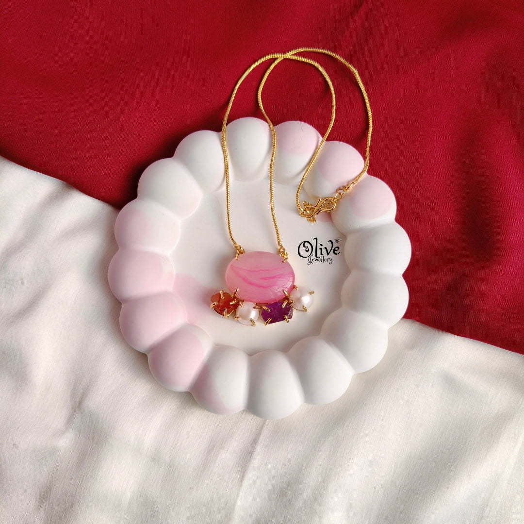 Natural Stone Pendant  - 442