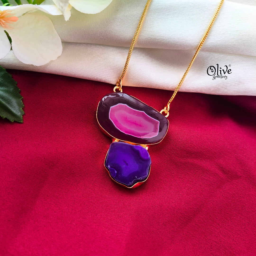 Natural Stone Pendent - 453
