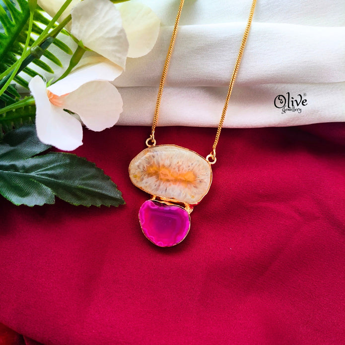 Natural Stone Pendent - 456