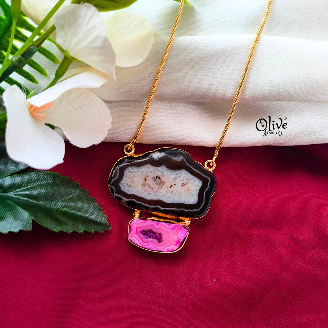 Natural Stone Pendent - 457