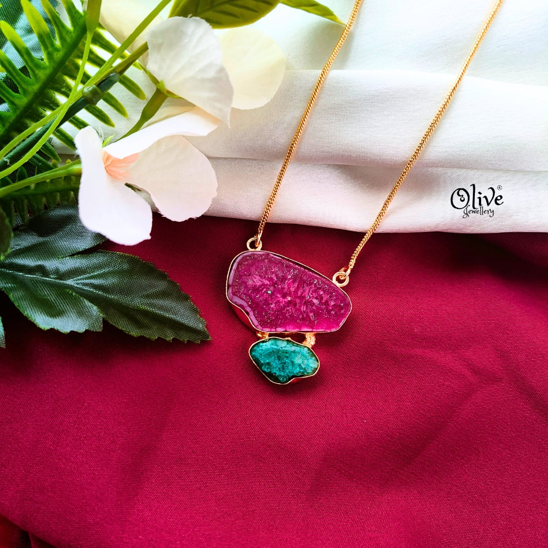 Natural Stone Pendent - 458