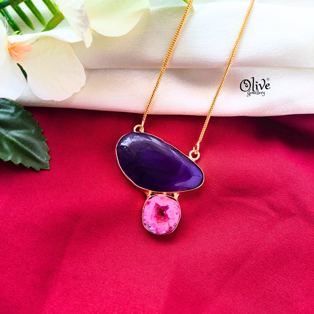 Natural Stone Pendent - 464
